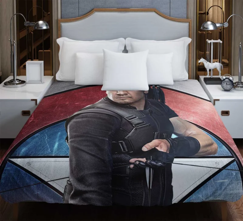 Hawkeye in Captain America: Civil War Duvet Cover