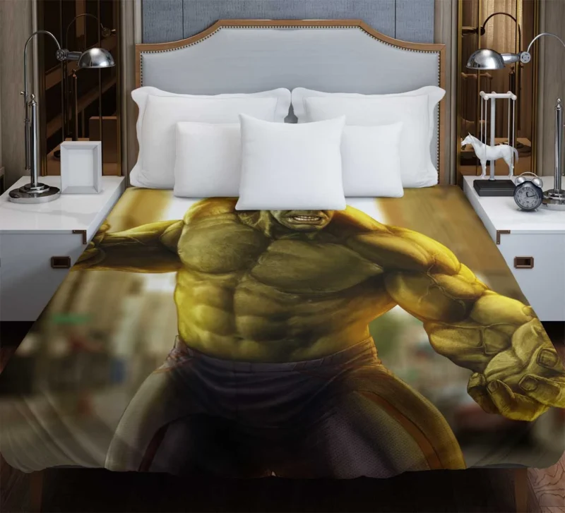 Hulk Role in Avengers: Age of Ultron Duvet Cover