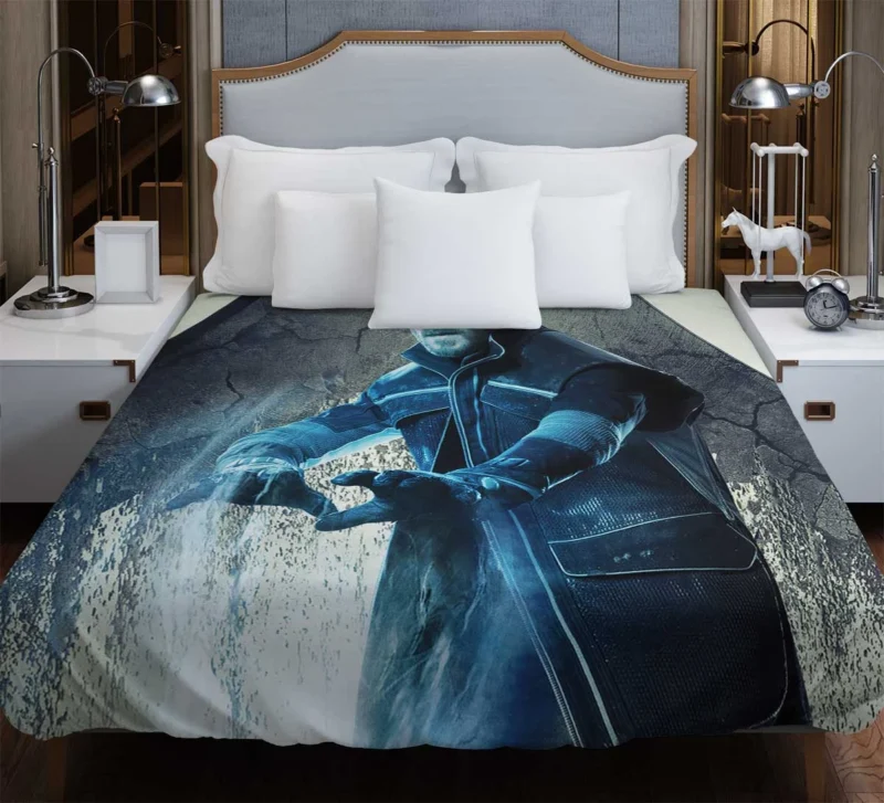 Iceman Role in X-Men: Days of Future Past Duvet Cover