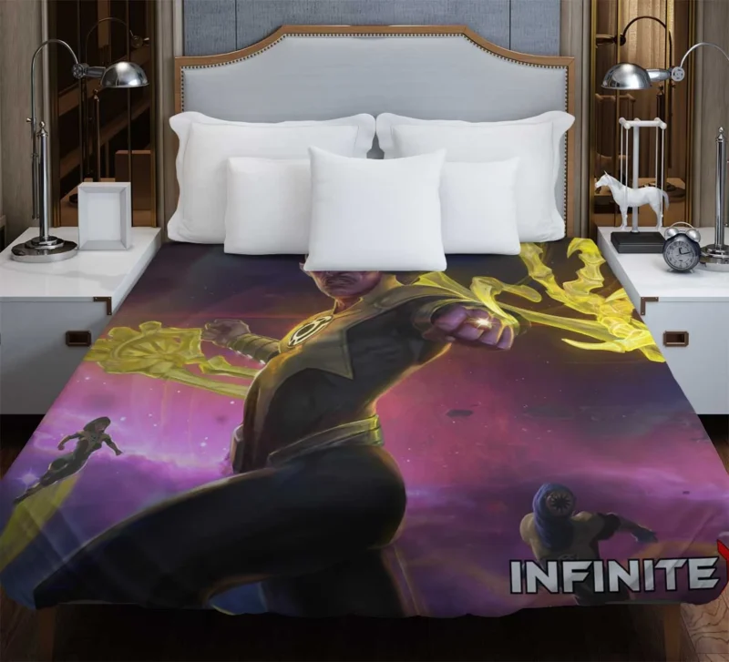 Infinite Crisis: Sinestro Chaotic Entry Duvet Cover