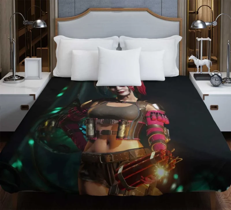 Injustice 2 Video Game: Play as Harley Quinn Duvet Cover
