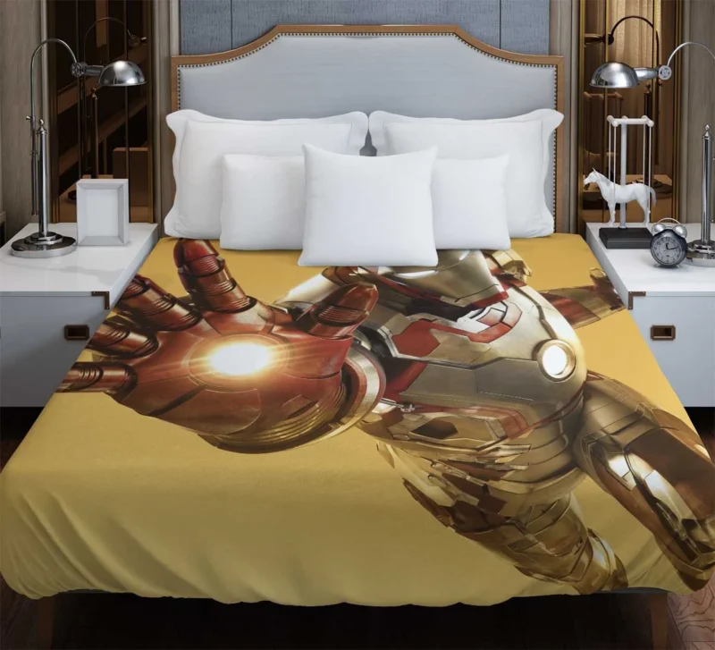 Iron Man 3: Tony Stark Journey Duvet Cover