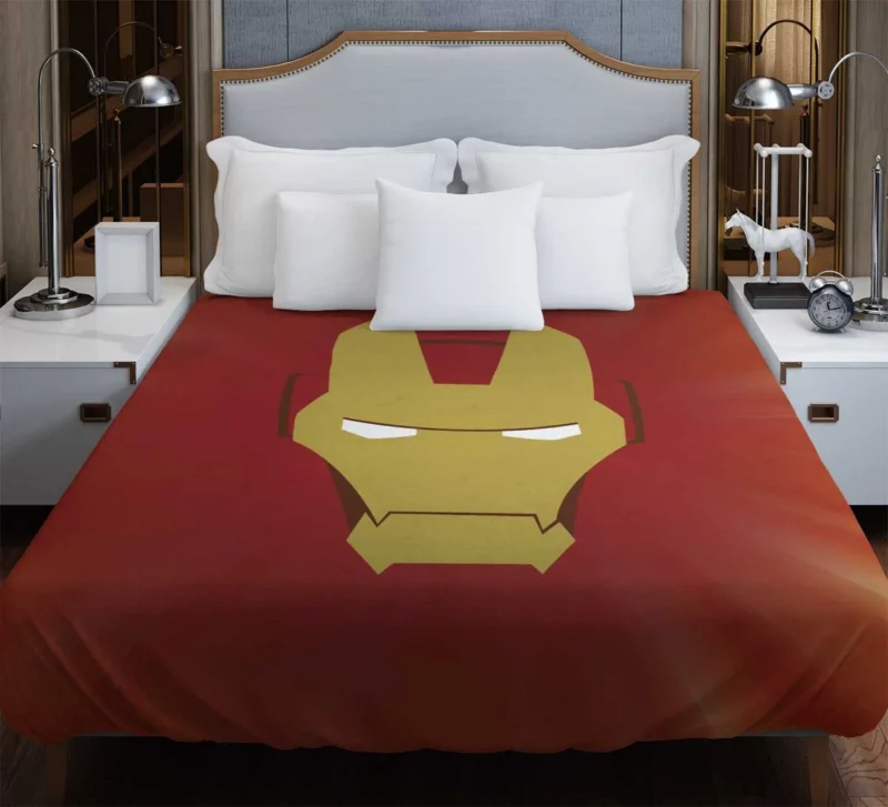 Iron Man Comics: Heroic Adventures Duvet Cover