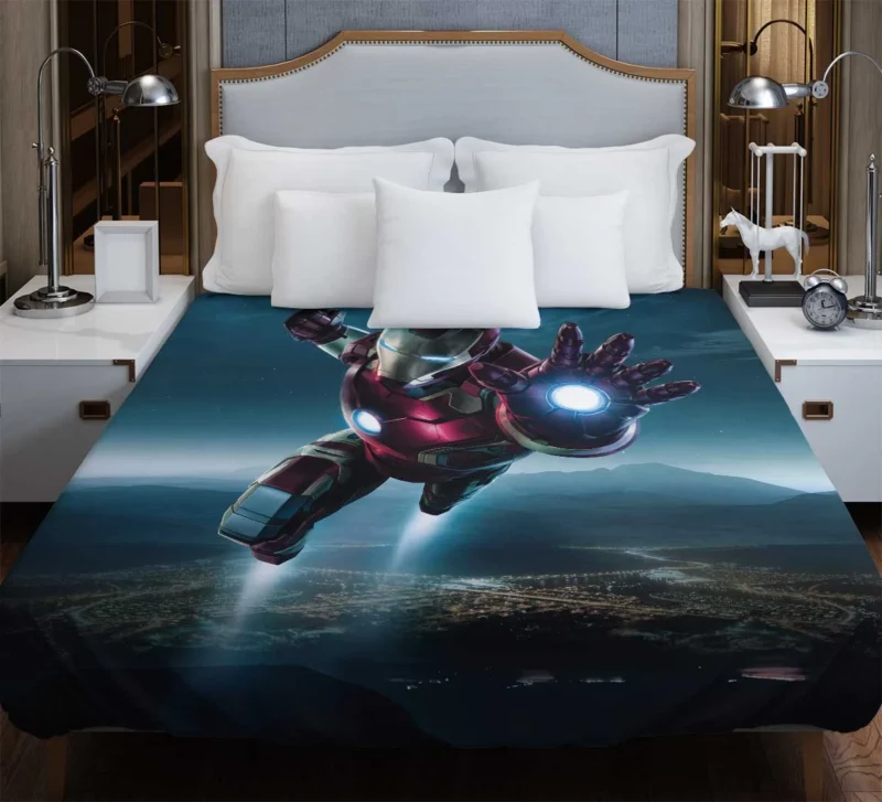 Iron Man High-Tech Suit in Avengers: Age of Ultron Duvet Cover