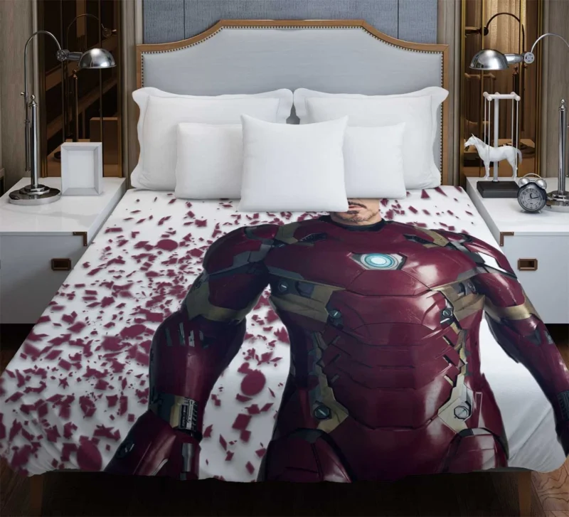 Iron Man Role in Avengers: Infinity War Duvet Cover