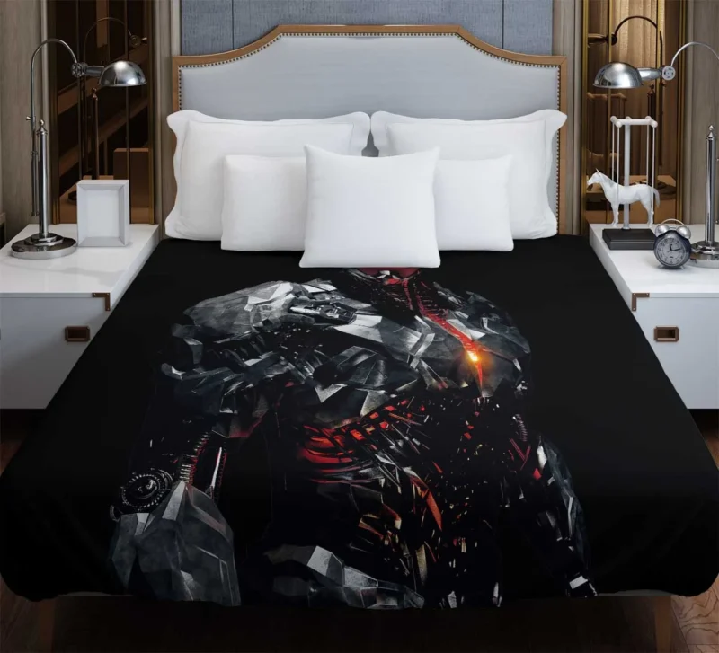 Justice League: Ray Fisher as Cyborg Duvet Cover
