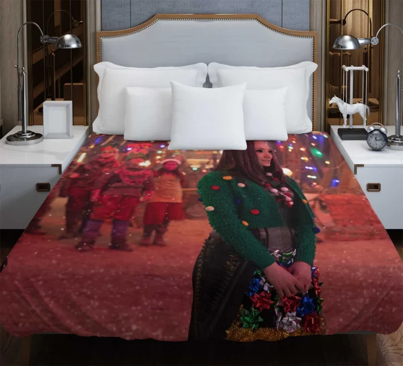 Karen Gillan and Pom Klementieff in Guardians of the Galaxy Holiday Special Duvet Cover