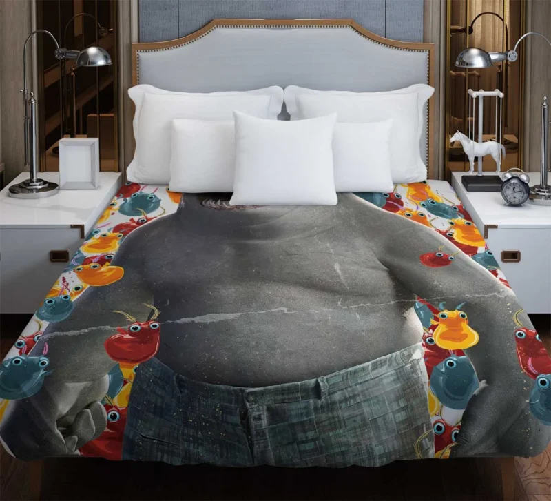 King Shark The Suicide Squad Duvet Cover