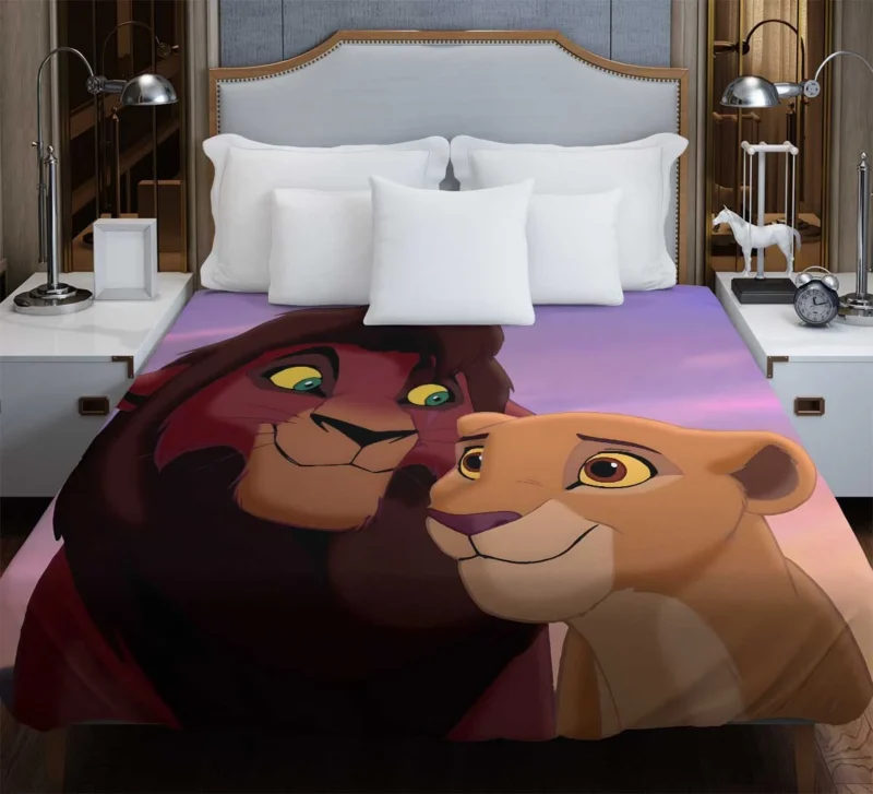 Kovu and Kiara: The Lion King Next Generation Duvet Cover