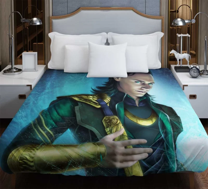 Loki Complex Character Explored in Thor Duvet Cover