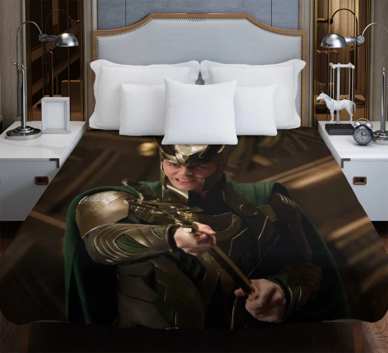 Loki Influence in the Movie Thor Duvet Cover