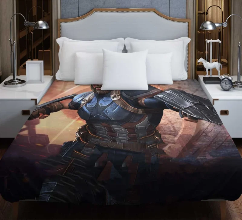 MARVEL Contest of Champions: Play as Captain America Duvet Cover