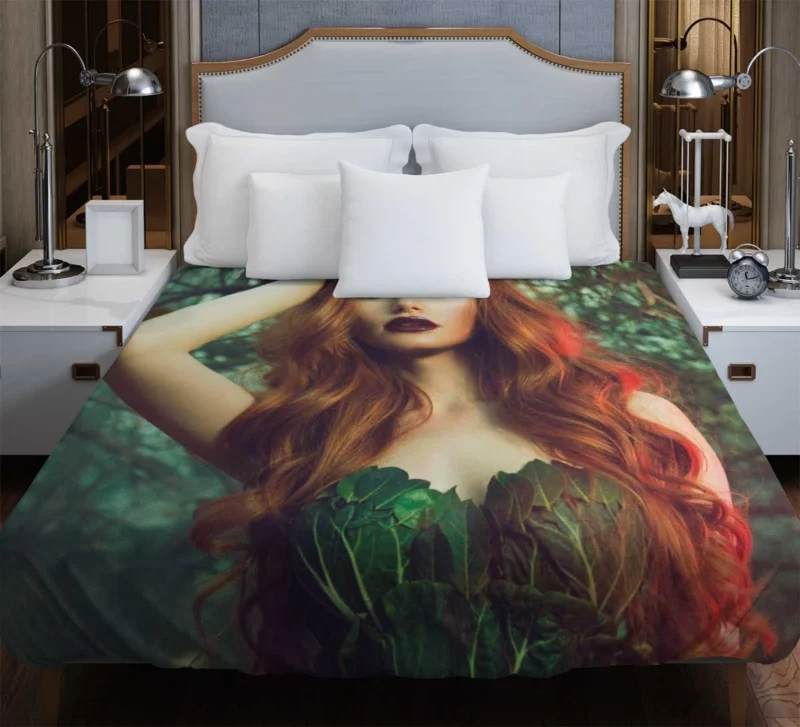 Madelaine Petsch as Poison Ivy: Redhead Extraordinaire Duvet Cover