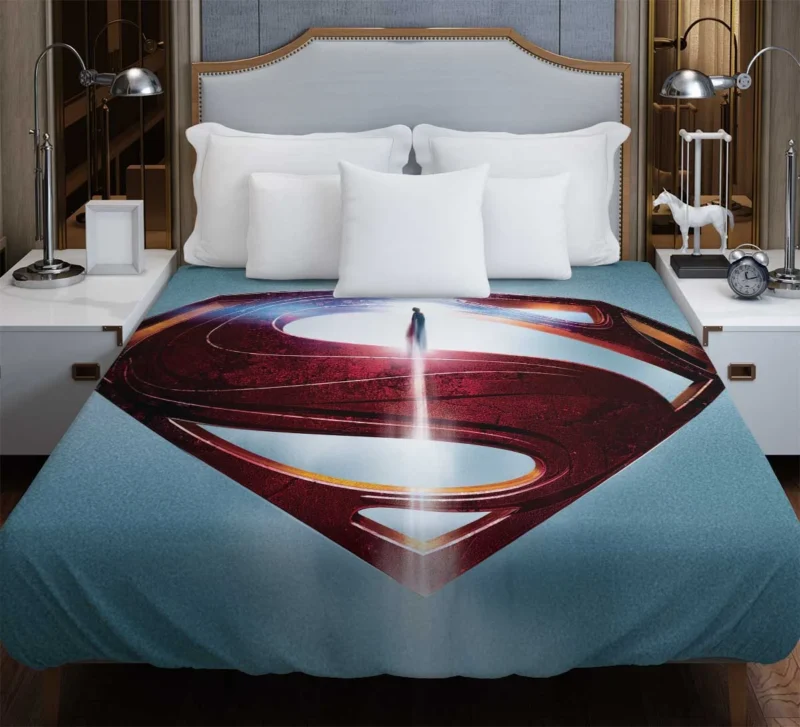 Man Of Steel: DC Henry Cavill Iconic Role Duvet Cover