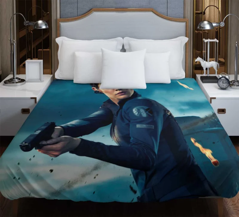 Maria Hill Vital Role in The Avengers Duvet Cover