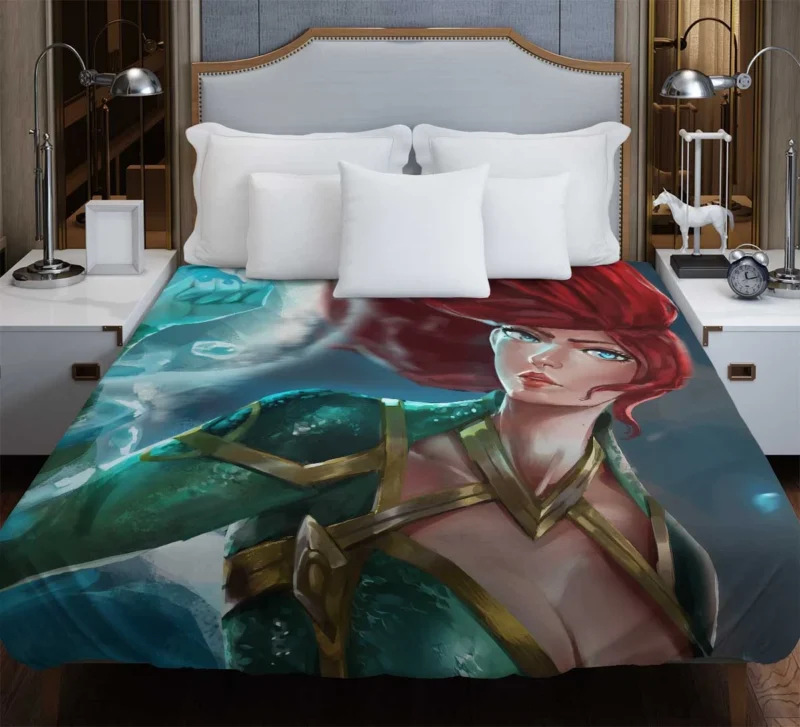 Mera Cosplay: Embrace the DC Universe Duvet Cover