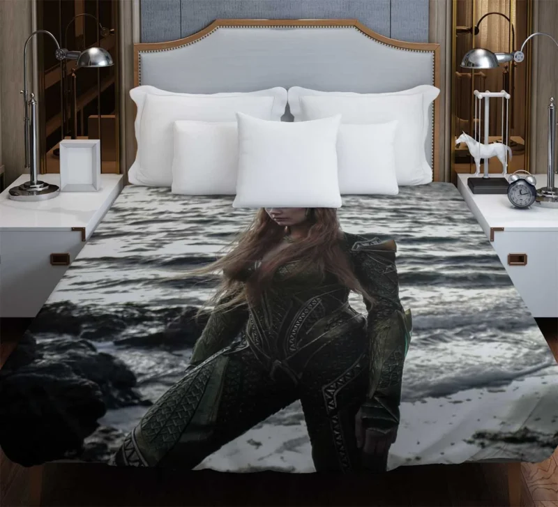 Mera in Justice League: Unite with DC Heroes Duvet Cover