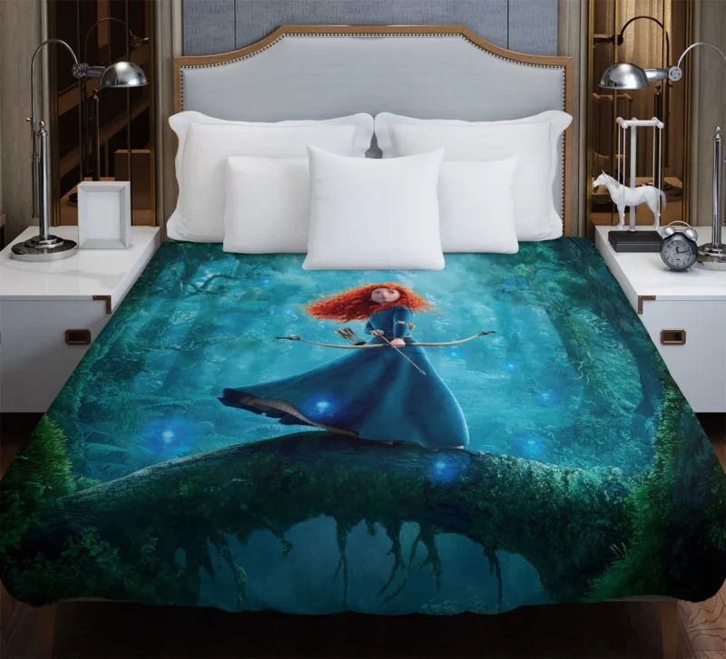 Merida in Brave: A Tale of Courage Duvet Cover