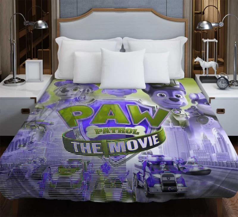 Paw Patrol: The Movie - Unveiling the Logo Duvet Cover