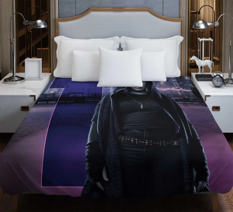 Raven in Titans: Embrace the Dark and the Light Duvet Cover