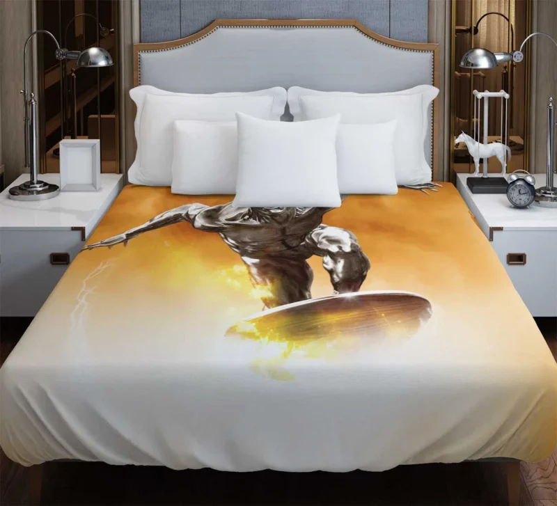 Rise of the Silver Surfer: Fantastic 4 Cosmic Tale Duvet Cover