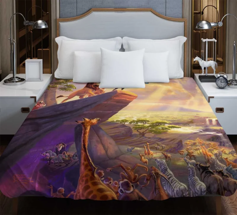 Simba: Relive the Epic Tale of The Lion King Duvet Cover