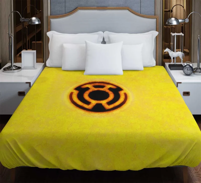 Sinestro Corps: Fear and Power Collide Duvet Cover