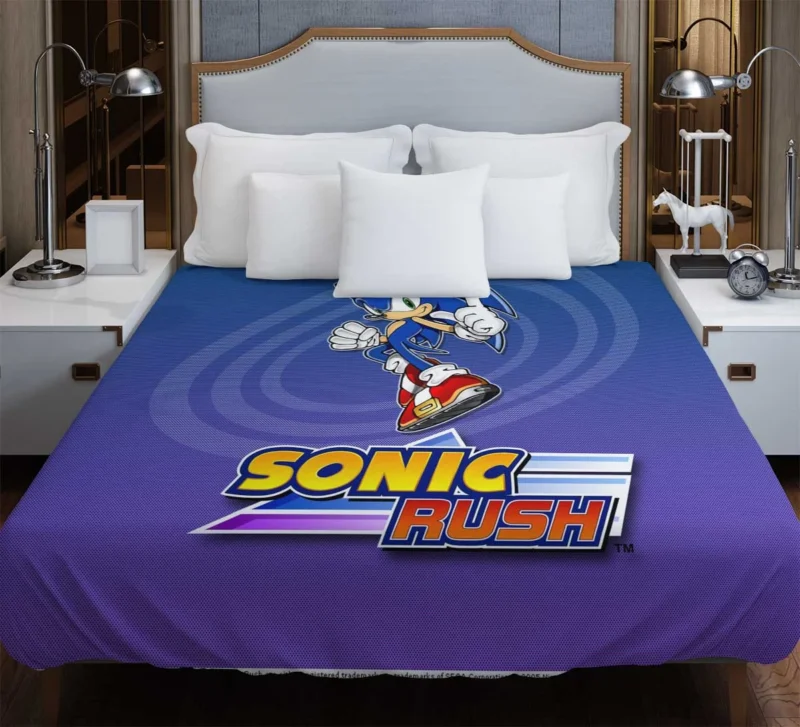 Sonic Rush: Sonic Handheld Adventures Duvet Cover