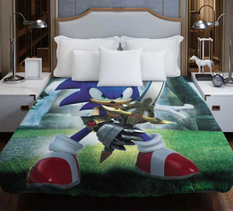 Sonic and the Black Knight: Medieval Sonic Duvet Cover