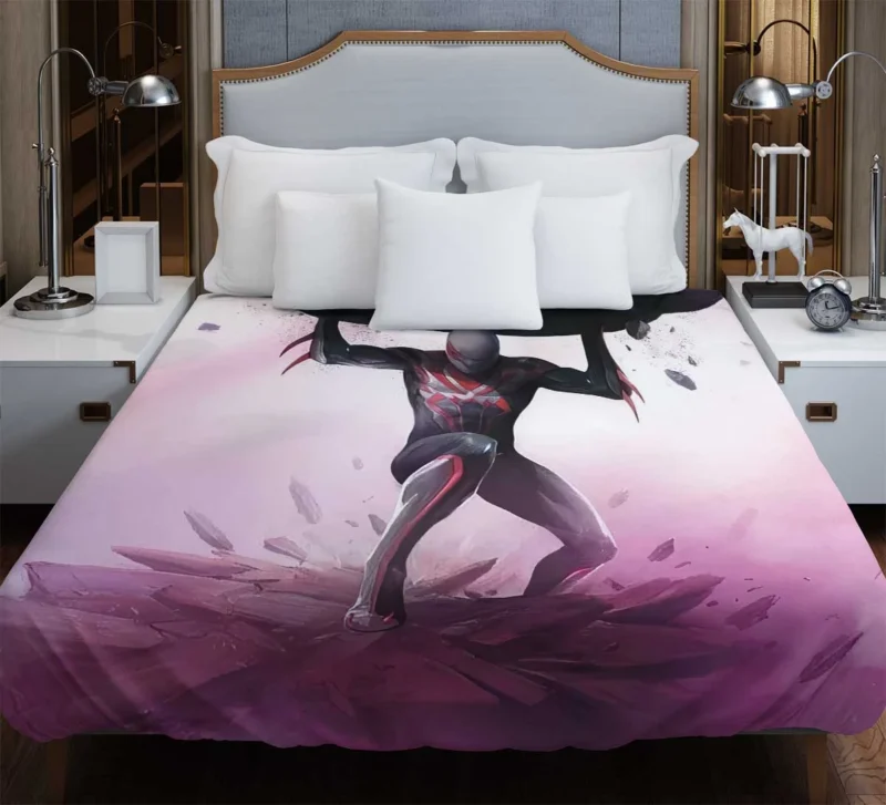 Spider-Man 2099: A Hero for the Modern Age Duvet Cover