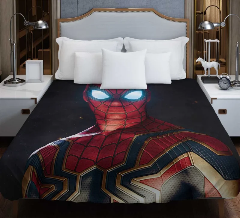 Spider-Man Arrival in Avengers: Infinity War Duvet Cover
