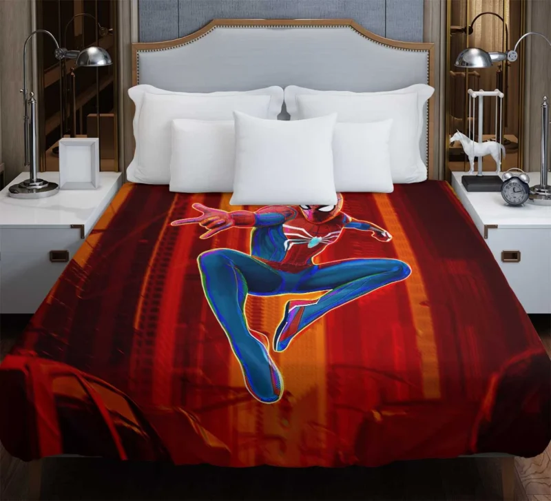 Spider-Man (PS4) Game: Web-Swinging Action Duvet Cover