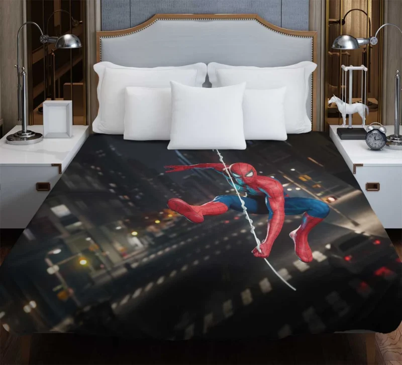 Spider-Man Remastered: Nighttime Adventures Duvet Cover