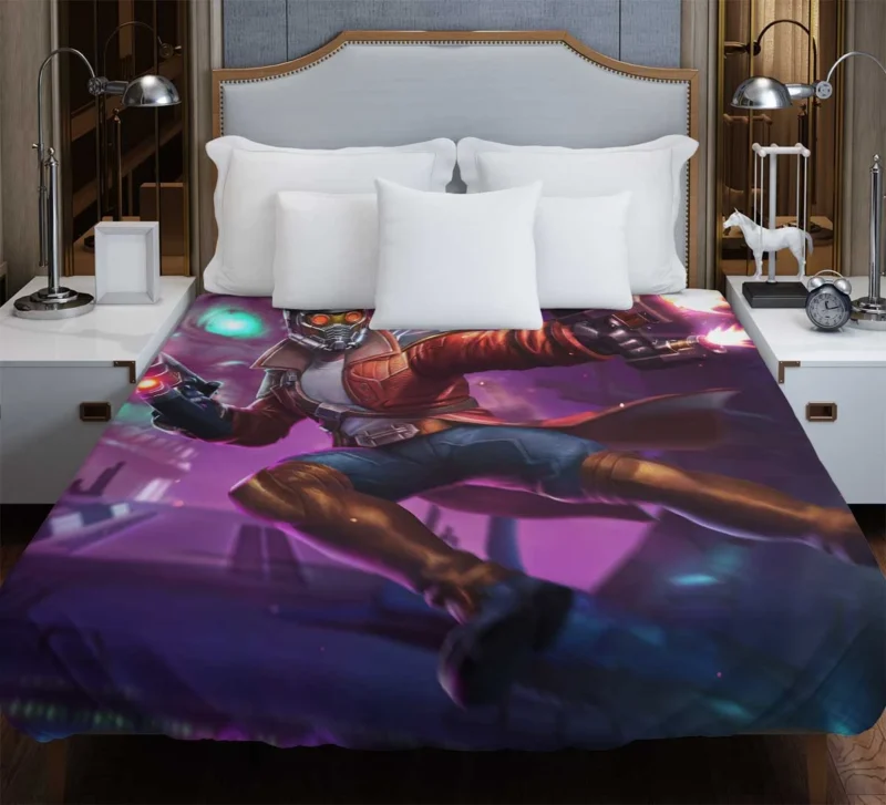 Star Lord in MARVEL Contest of Champions Duvet Cover