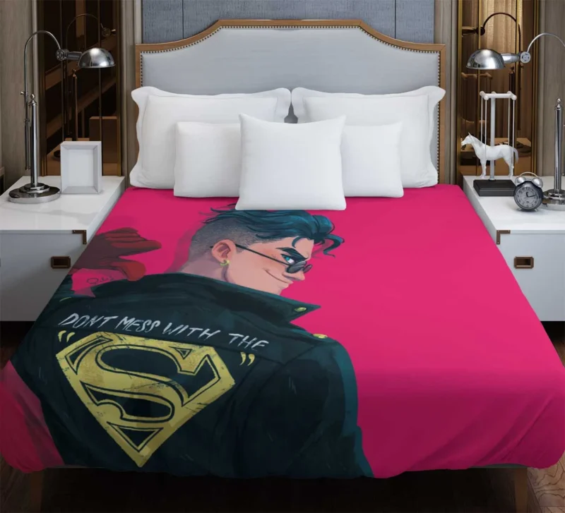 Superboy in Convergence: Conner Kent Story Duvet Cover