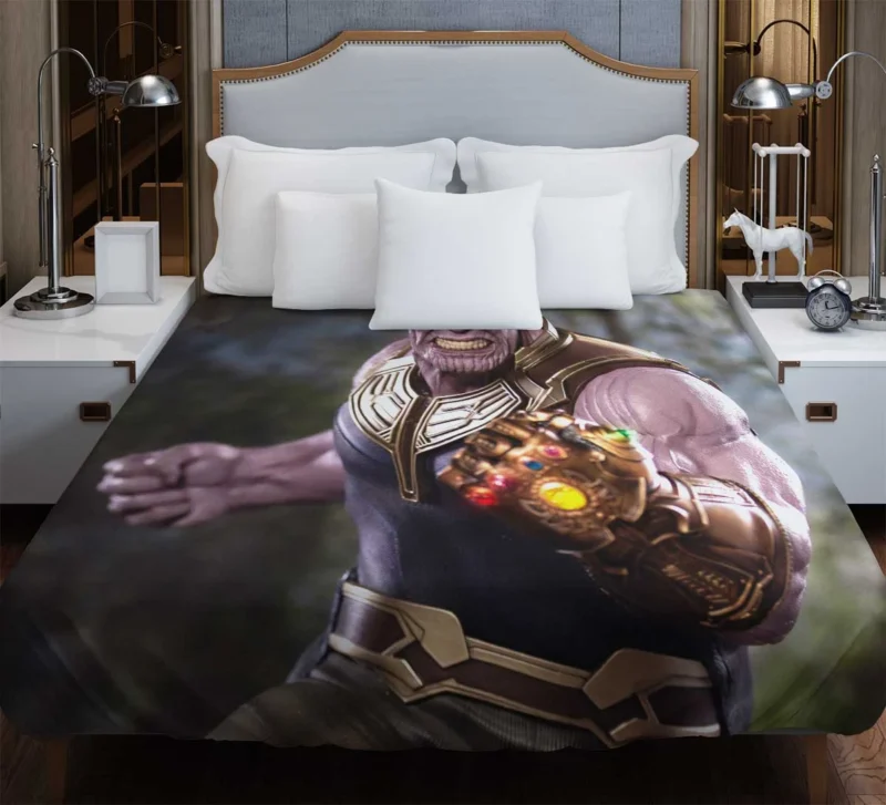 Thanos Comics: The Power of Infinity Gauntlet Duvet Cover