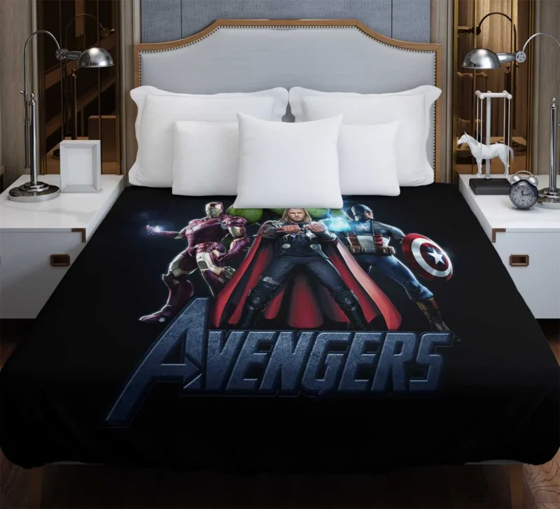 The Avengers: Earth Mightiest Heroes Unite Duvet Cover