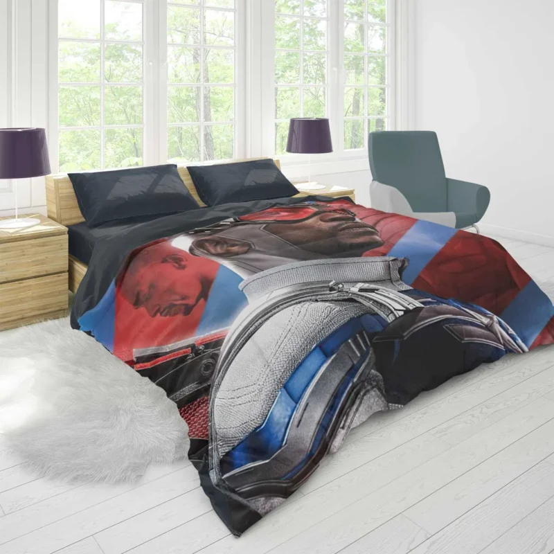 The Falcon and the Winter Soldier: A Dynamic Duo Duvet Cover