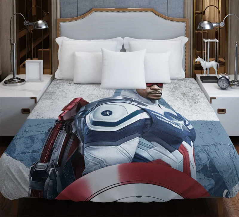 The Falcon and the Winter Soldier: Anthony Mackie Soars Duvet Cover