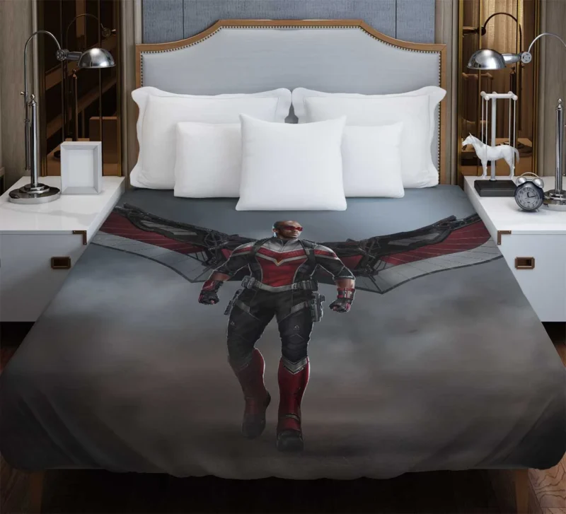 The Falcon and the Winter Soldier: Winged Adventures Duvet Cover