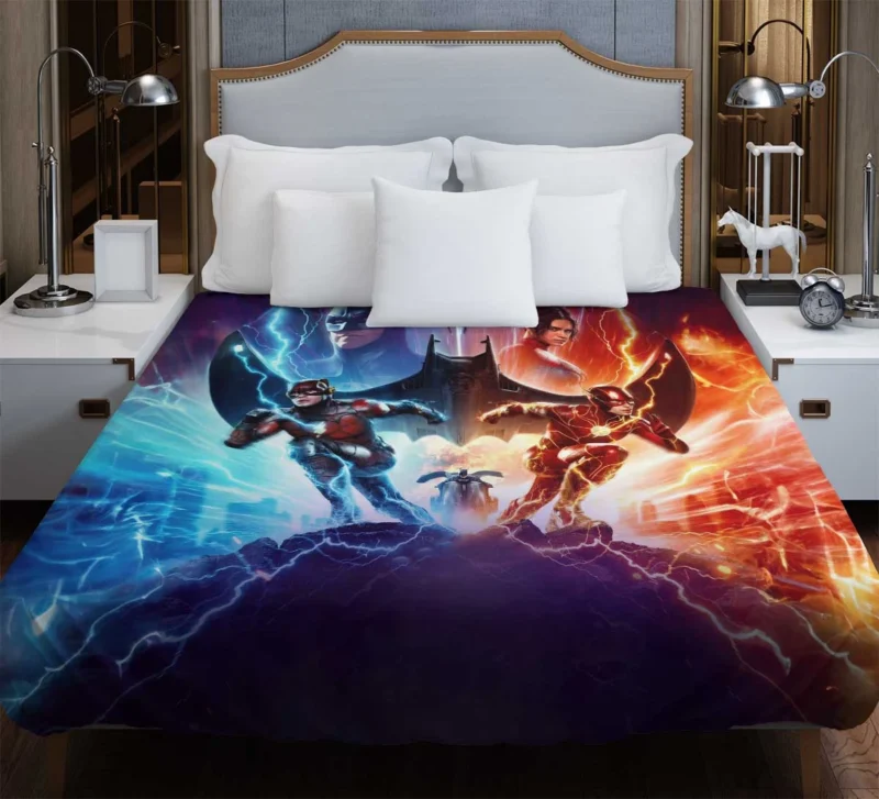 The Flash (2023): Exciting Fast-Paced Film Duvet Cover