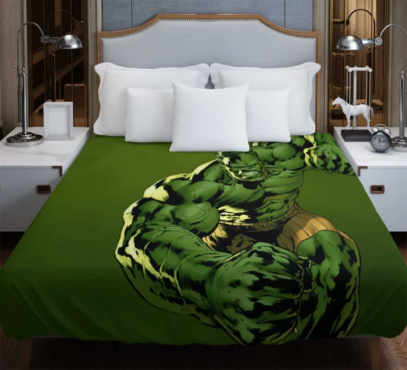 The Mighty Hulk: Unleash the Green Hero Duvet Cover