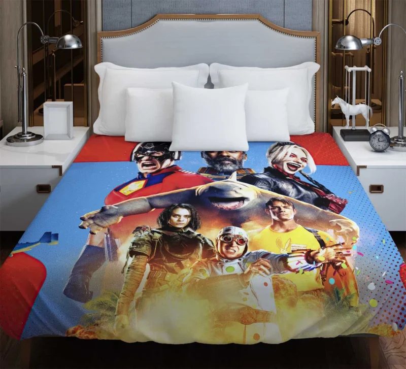 The Suicide Squad Star-Studded Cast Duvet Cover