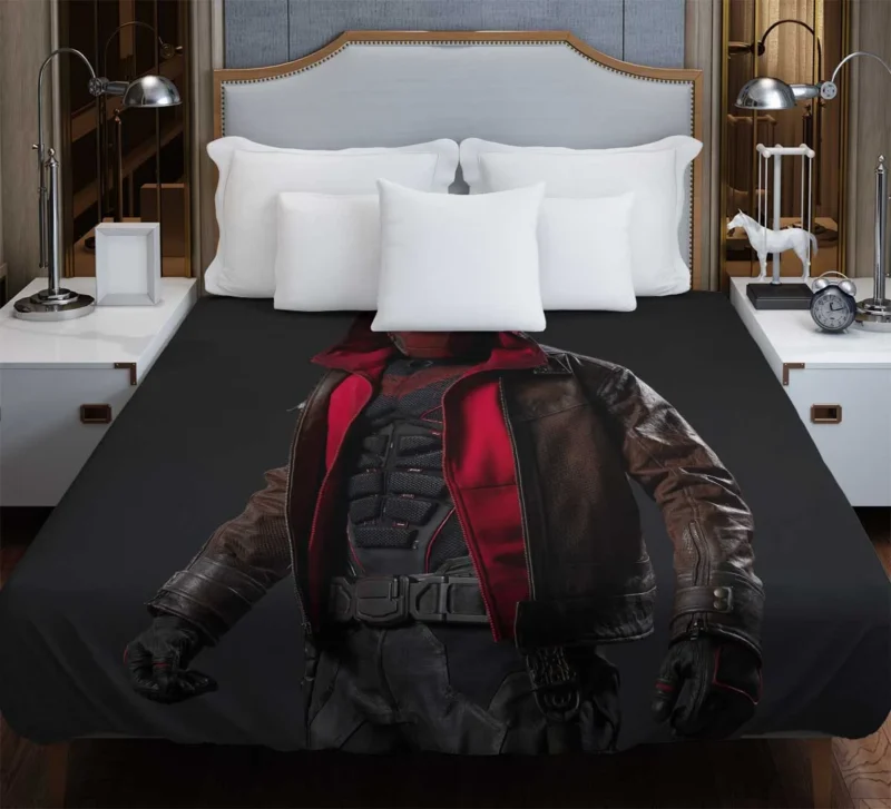 Titans TV Show: Jason Todd Epic Transformation to Red Hood Duvet Cover