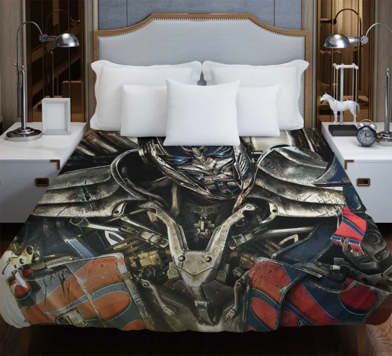 Transformers: Age of Extinction - Battle with Optimus Prime Duvet Cover