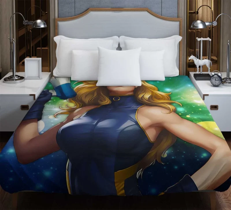 Unveiling Black Canary in DC Comics Duvet Cover