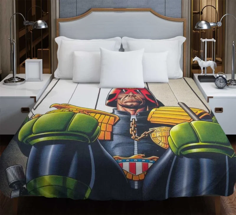 Unveiling the Epic Universe of 2000 AD Comics Duvet Cover