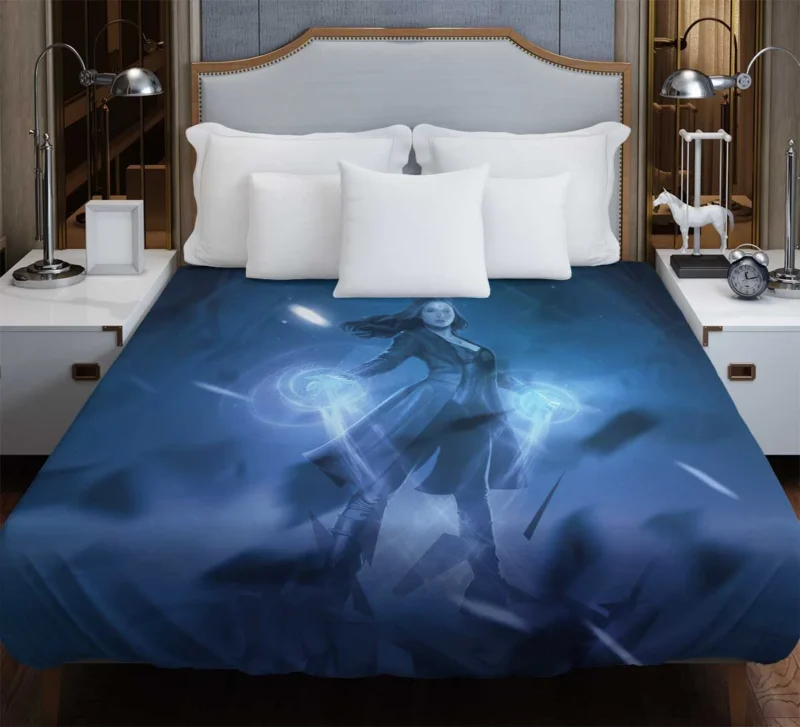 WandaVision: Exploring the Powers of Scarlet Witch Duvet Cover