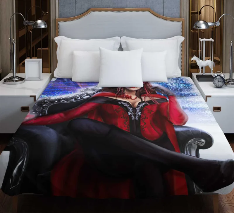 WandaVision: Scarlet Witch Reality-Altering Powers Duvet Cover