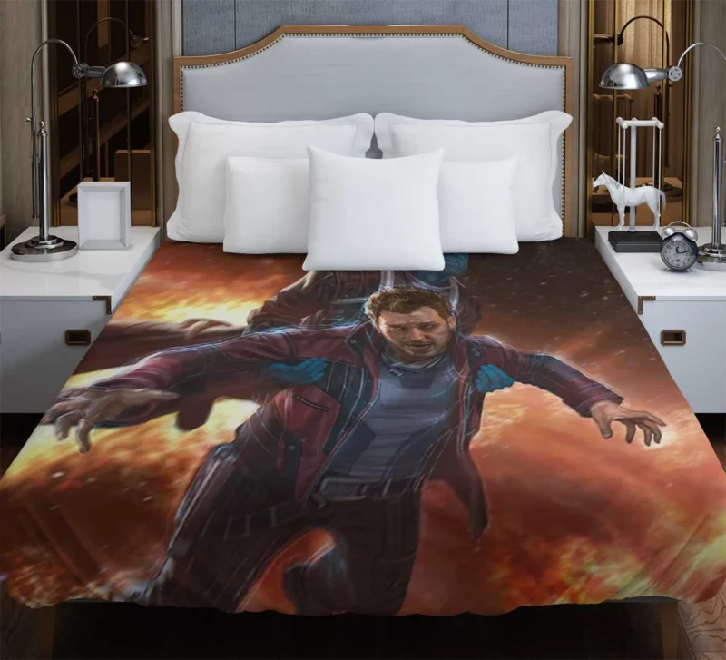 Yondu Heroic Moment in Guardians of the Galaxy Vol. 2 Duvet Cover